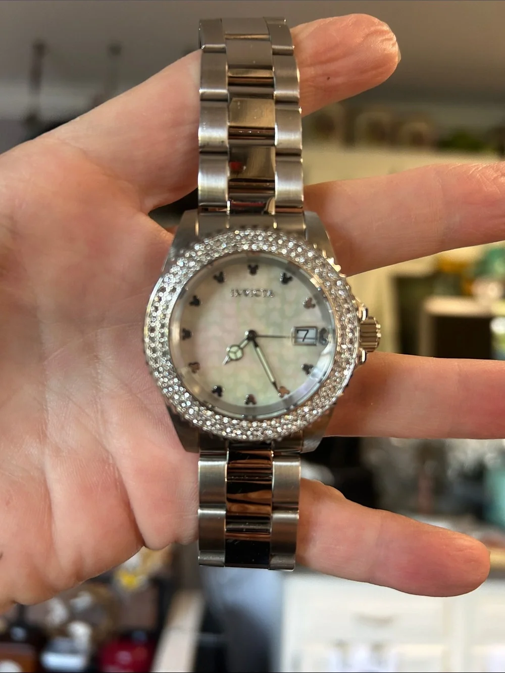 Disney Stainless Steel Invicta Angel Women’s Limited Edition Diving Watch.